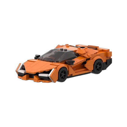 Italian V12 Hybrid Double Clutch Supercar Building Kit | LEGO-Compatible MOC - 5