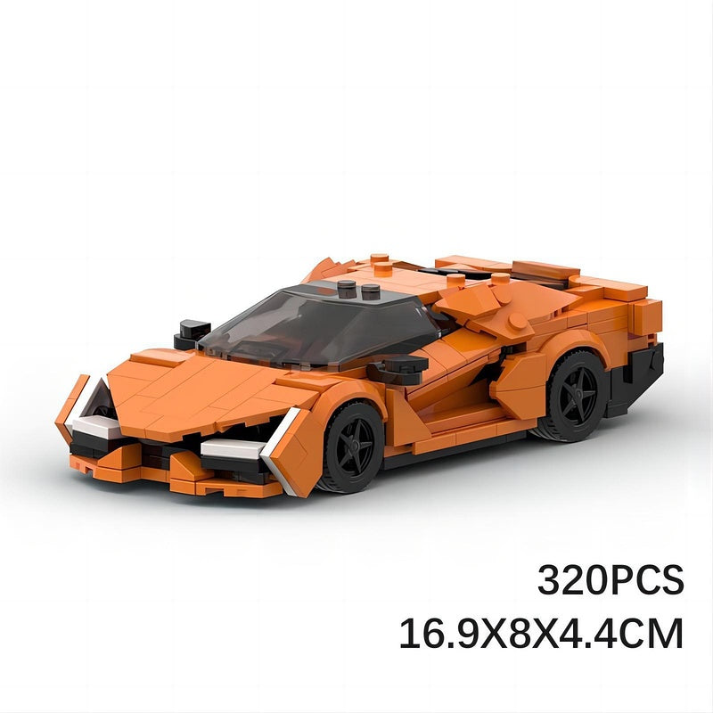 Italian V12 Hybrid Double Clutch Supercar Building Kit | LEGO-Compatible MOC - 6