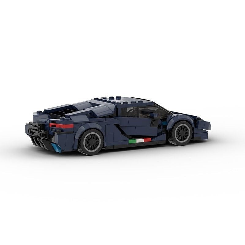 Italian V12 Hypercar MOC Building Kit | Supercar Vehicle Model - 2