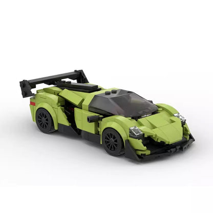 Italian V12 Hypercar with Opening Doors Building Kit | LEGO-Compatible MOC - 3