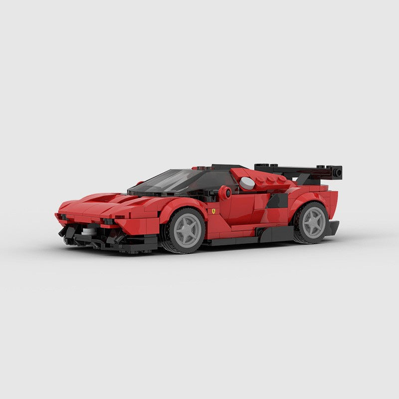 Italian V12 Track Hypercar Building Kit | LEGO-Compatible MOC - 3