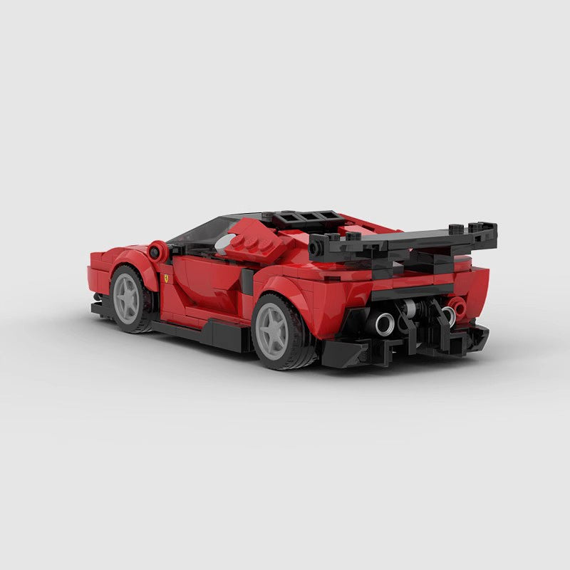 Italian V12 Track Hypercar Building Kit | LEGO-Compatible MOC - 4