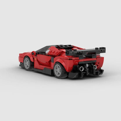 Italian V12 Track Hypercar MOC Building Kit | Supercar Vehicle Model - 4