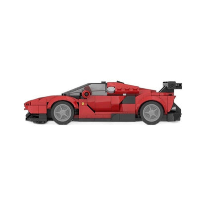 Italian V12 Track Hypercar MOC Building Kit | Supercar Vehicle Model - 5