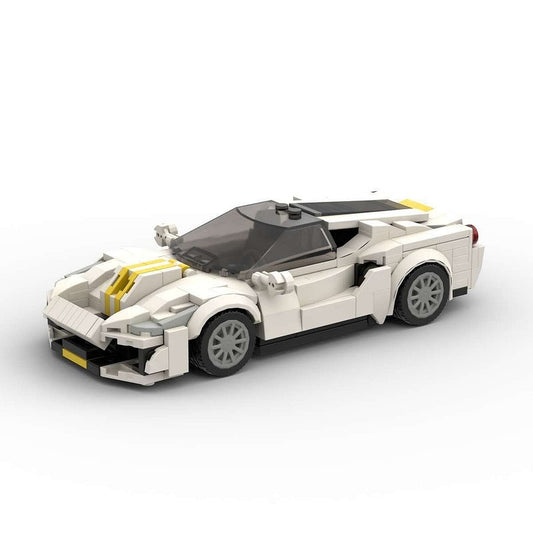Italian V8 Performance Sports Car MOC Building Kit | Racing Vehicle Model - 1