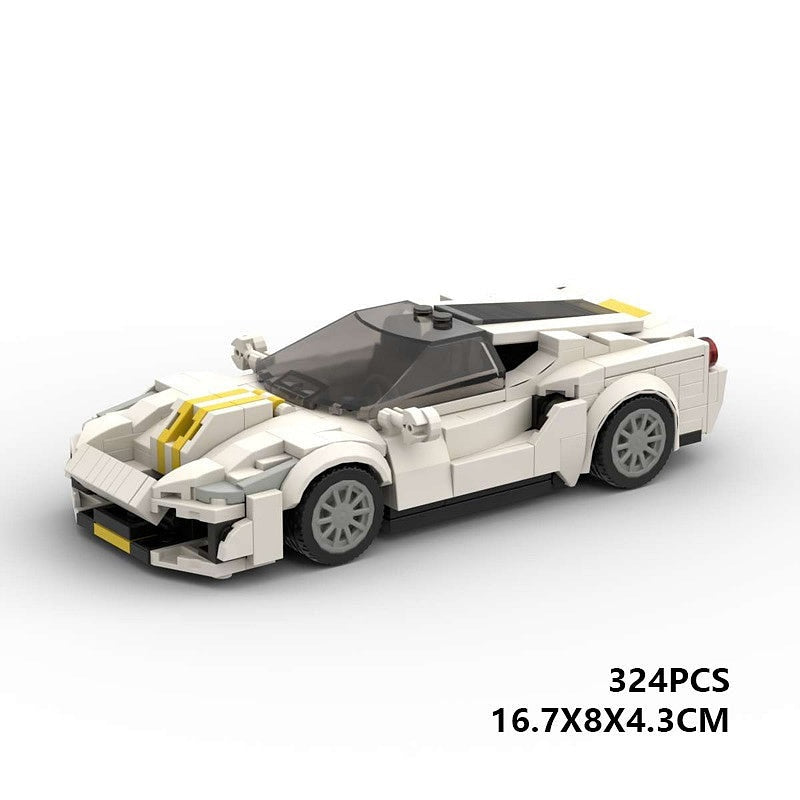 Italian V8 Performance Sports Car MOC Building Kit | Racing Vehicle Model - 6