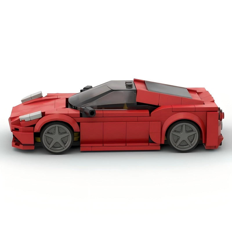 Italian V8 Track Supercar Building Kit | Compatible MOC - 3