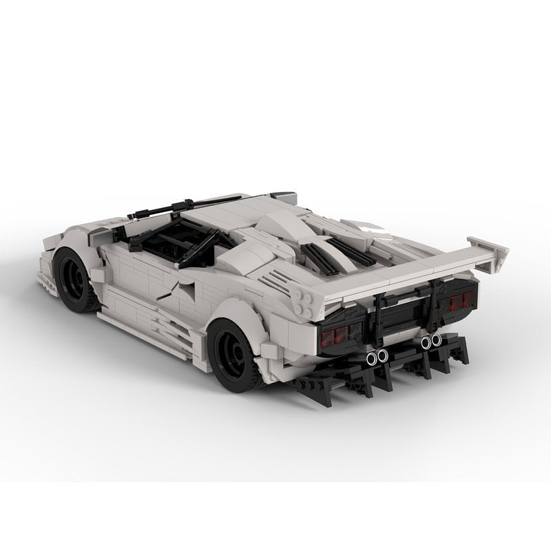 Italian Wide Body Supercar MOC Building Kit | Custom Sports Car Model - 2