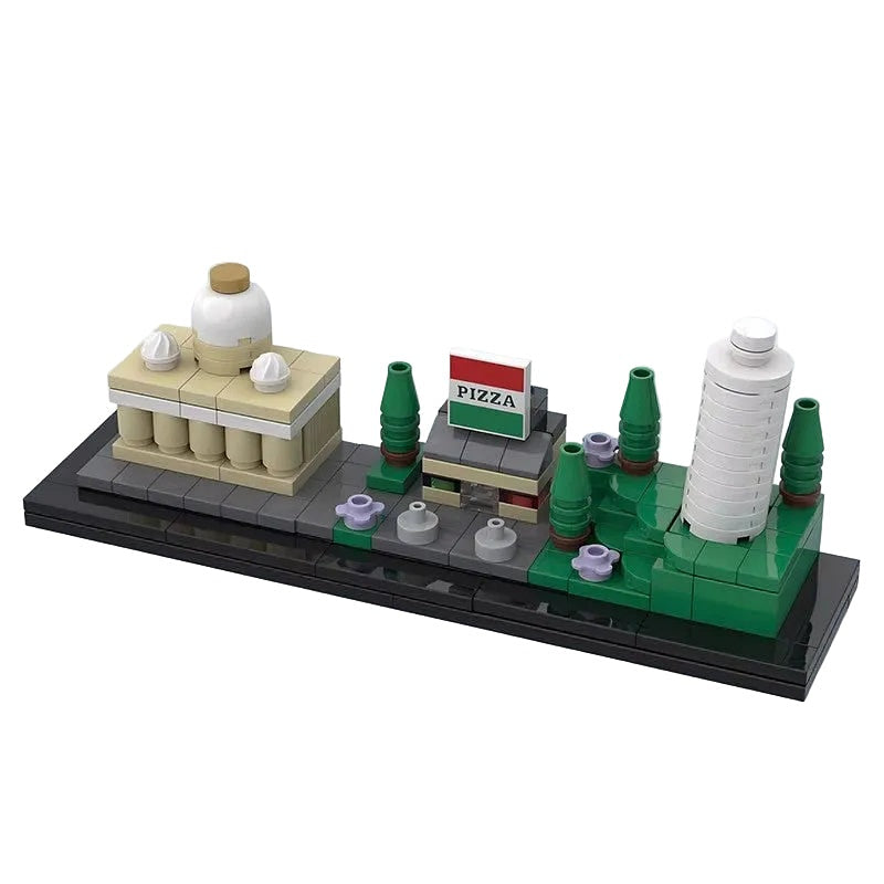 Italy Skyline MOC Architecture Building Kit - 1