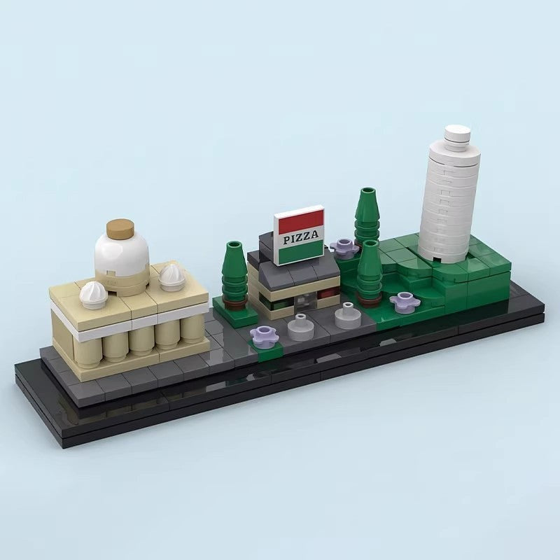 Italy Skyline MOC Architecture Building Kit - 2