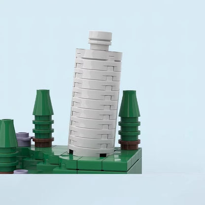 Italy Skyline MOC Architecture Building Kit - 4