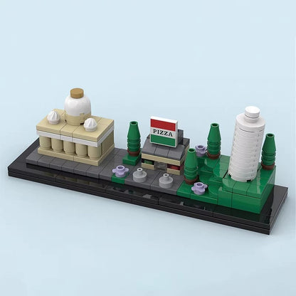 Italy Skyline MOC Architecture Building Kit - 5