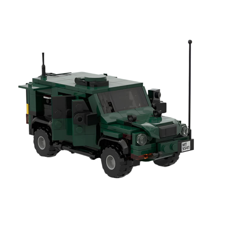 iveco lmv 4x4 tactical vehicle building set | moc-79627 - 1