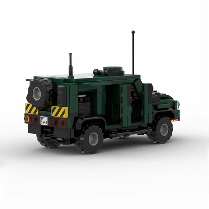 iveco lmv 4x4 tactical vehicle building set | moc-79627 - 3