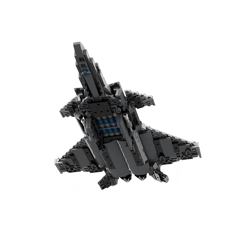J-20 Stealth Fighter MOC Building Kit | Modern Aircraft Model - 5
