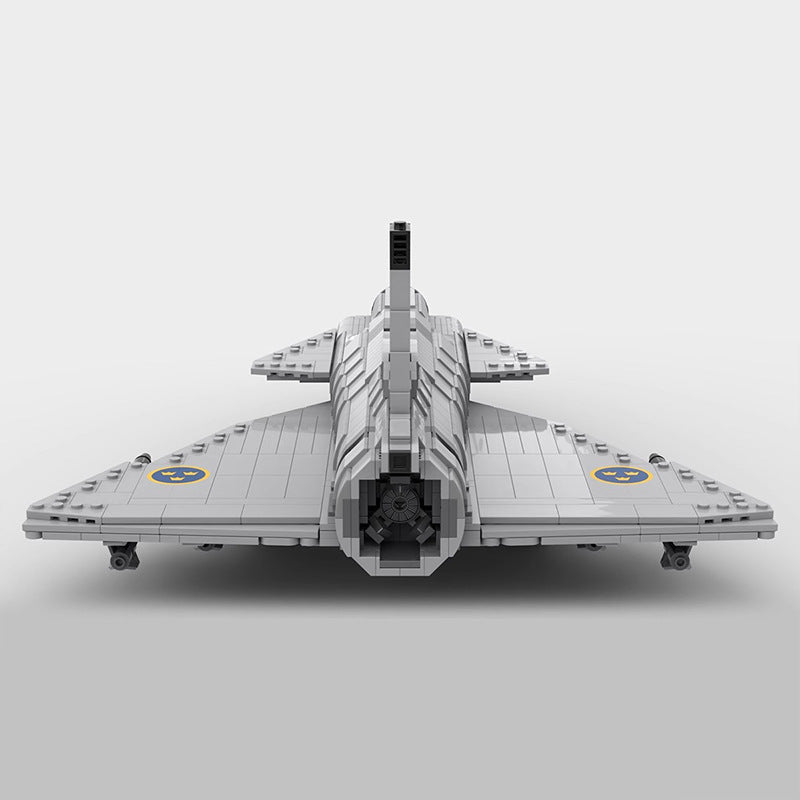 JA & AJ-37 Viggen Building Kit | LEGO-Compatible MOC - 4