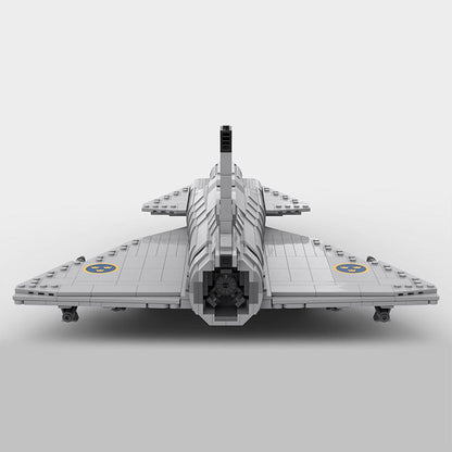 JA & AJ-37 Viggen Building Kit | LEGO-Compatible MOC - 4
