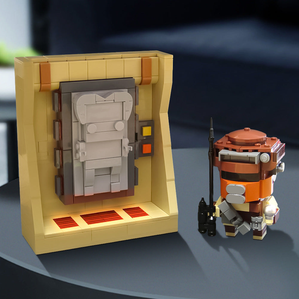 jabba's prize carbonite & boushh brickheadz | moc-158391 - 3