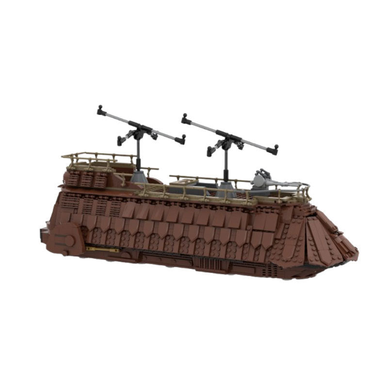 jabba's sail barge building set | star wars | moc-65586 - 1