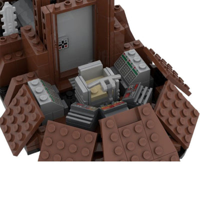 jabba's sail barge building set | star wars | moc-65586 - 3