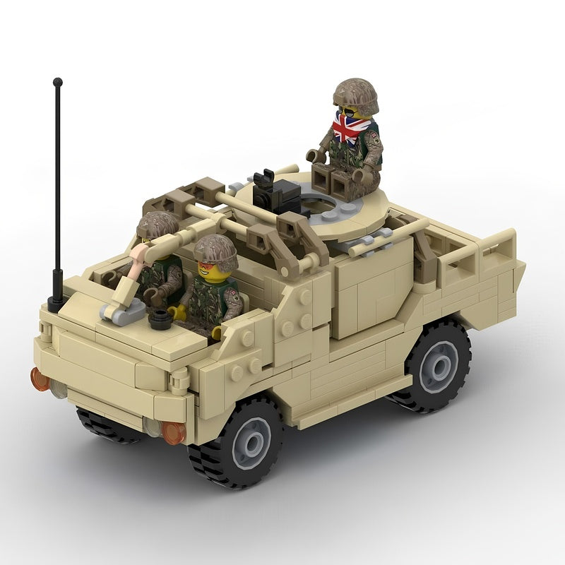 Jackal Desert 4x4 Reconnaissance Vehicle MOC Building Kit - 2