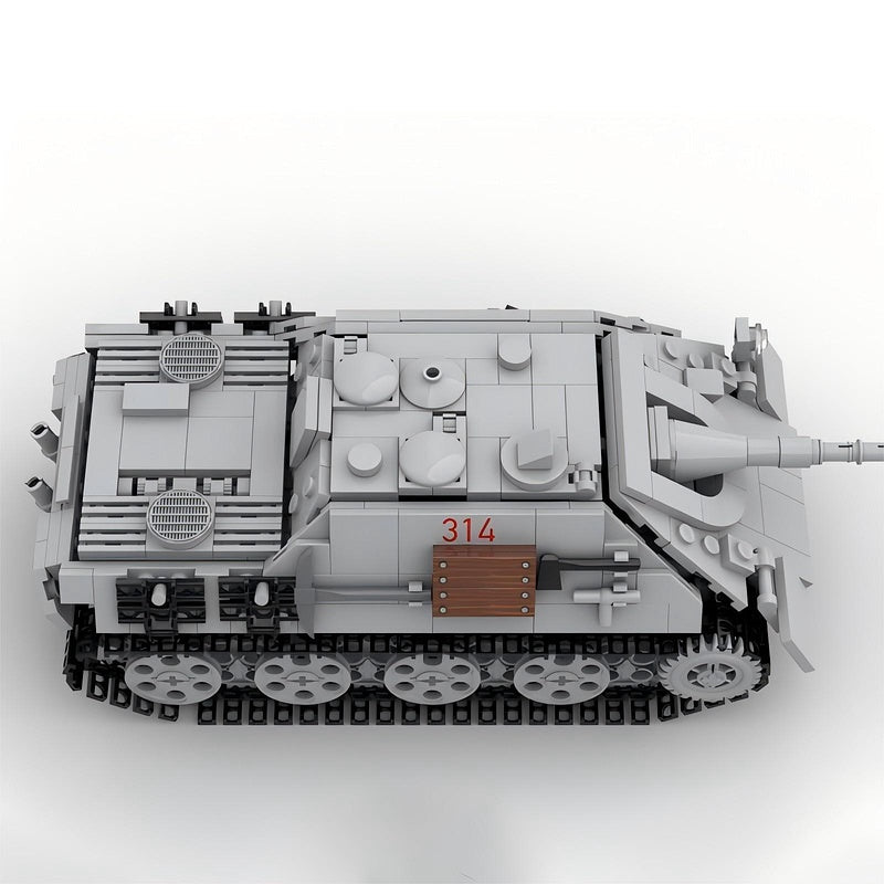 Jagdpanther MOC Tank Destroyer Building Kit | 1:35 scale WWII Vehicle - 1