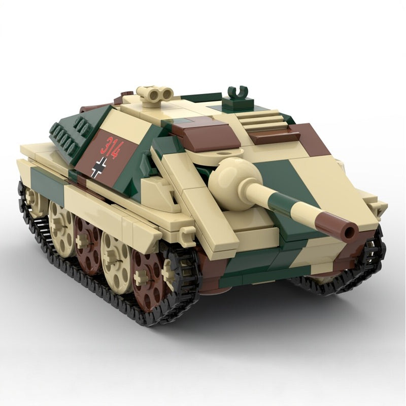 Jagdpanzer 38(t) WWII Tank Destroyer 1:35 MOC Building Kit - 1