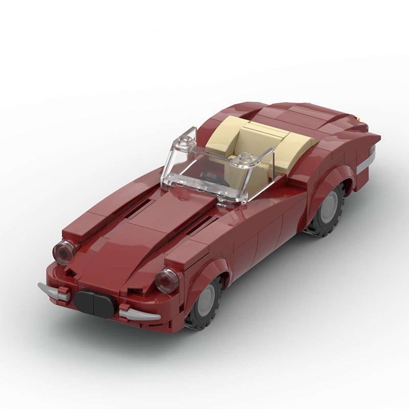 jaguar e-type cabriolet building set | moc-85572 - 4