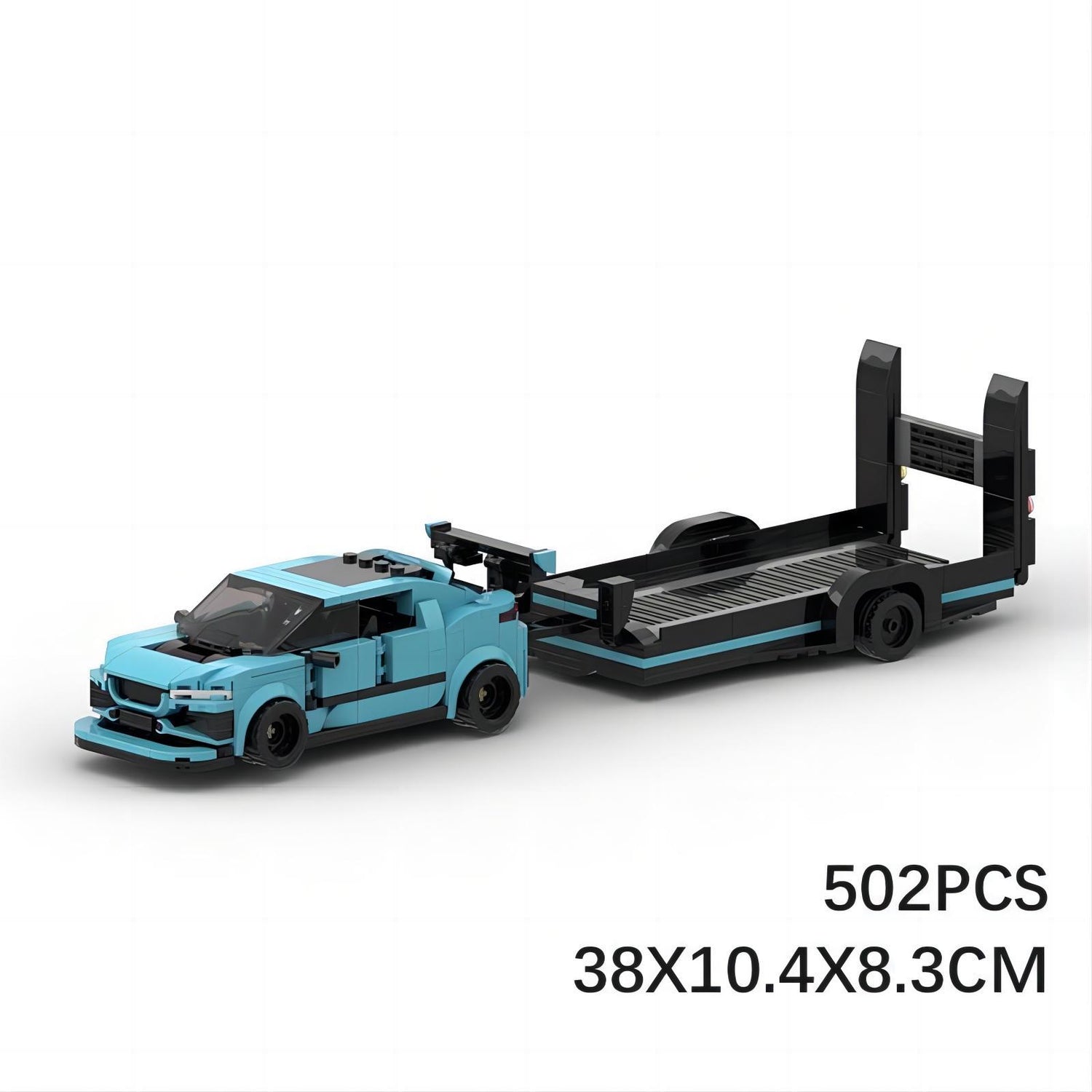 jaguar ipace and trailer building set | moc-53558 - 6