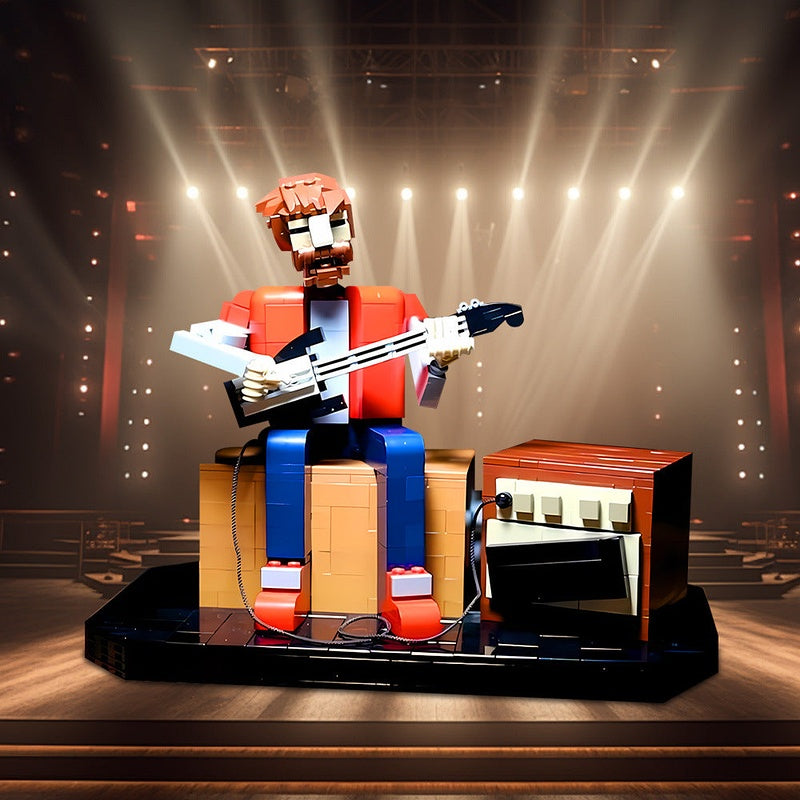 Jam Session MOC Building Kit | Music Performance Scene Display Model - 2
