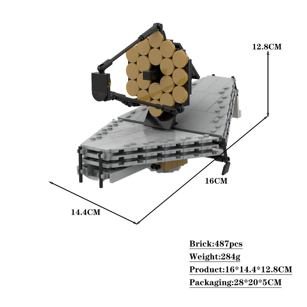 james webb space telescope building set | 1:110 | moc-65668 - 2