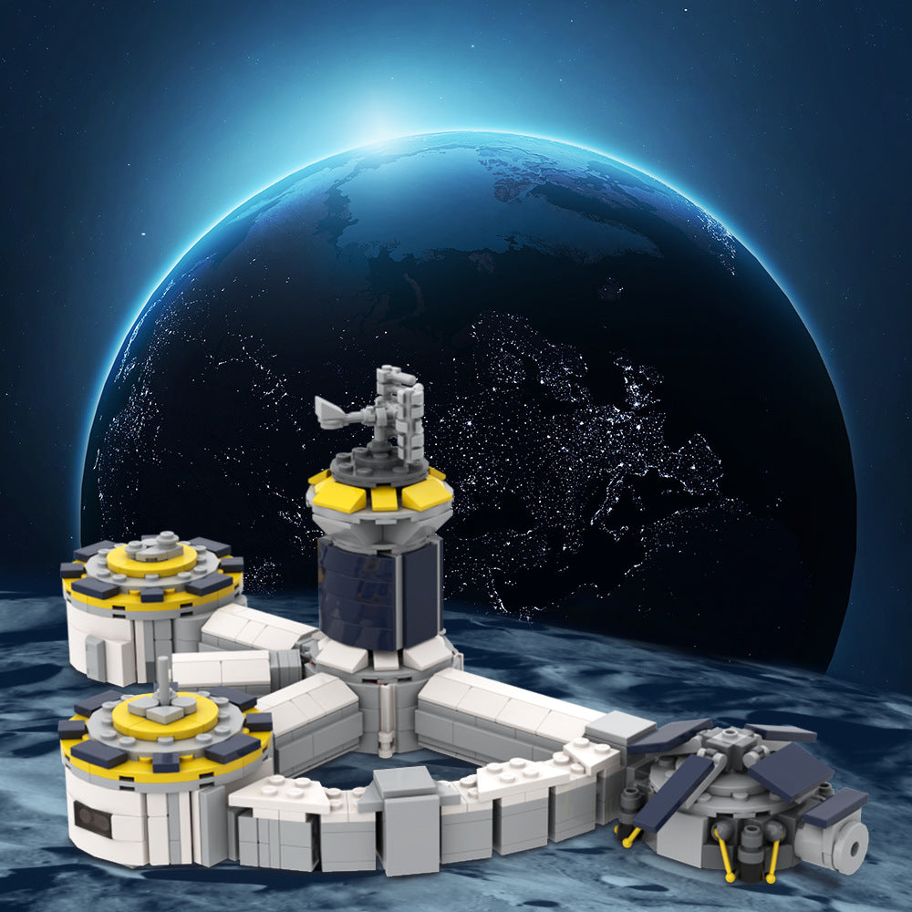 Jamestown Lunar Base Building Kit | LEGO-Compatible MOC - 2
