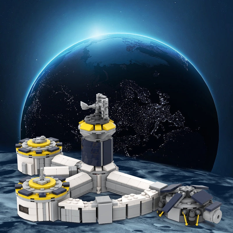 Jamestown Lunar Base MOC Building Kit | Futuristic Space Habitat Model - 2