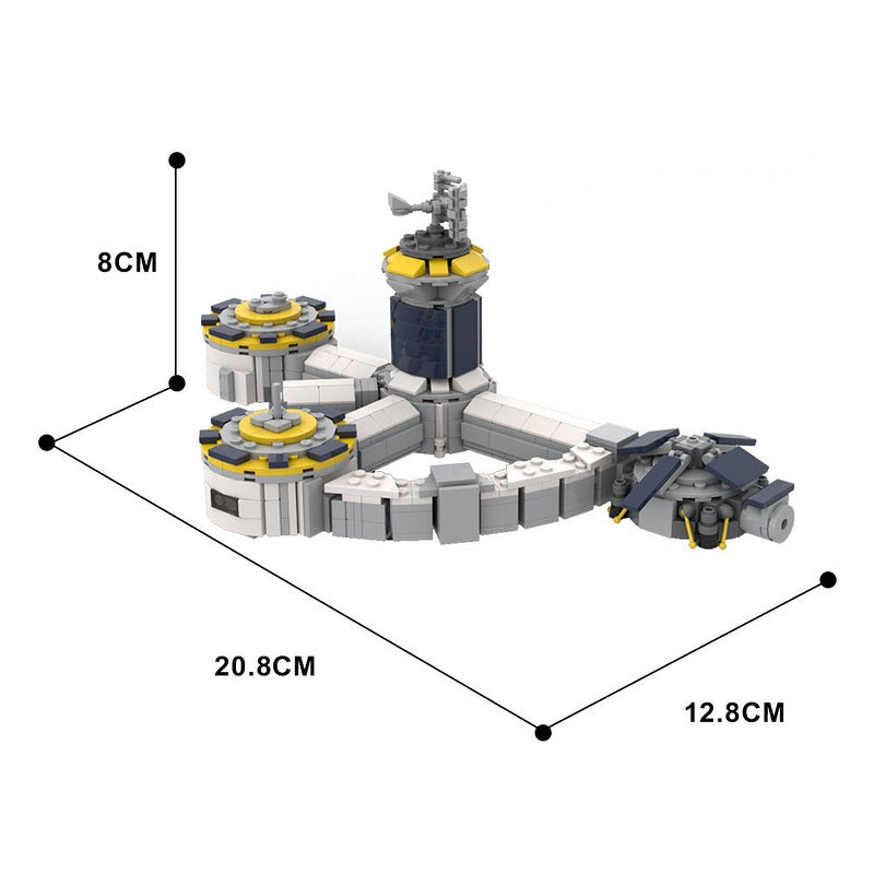 Jamestown Lunar Base MOC Building Kit | Futuristic Space Habitat Model - 4