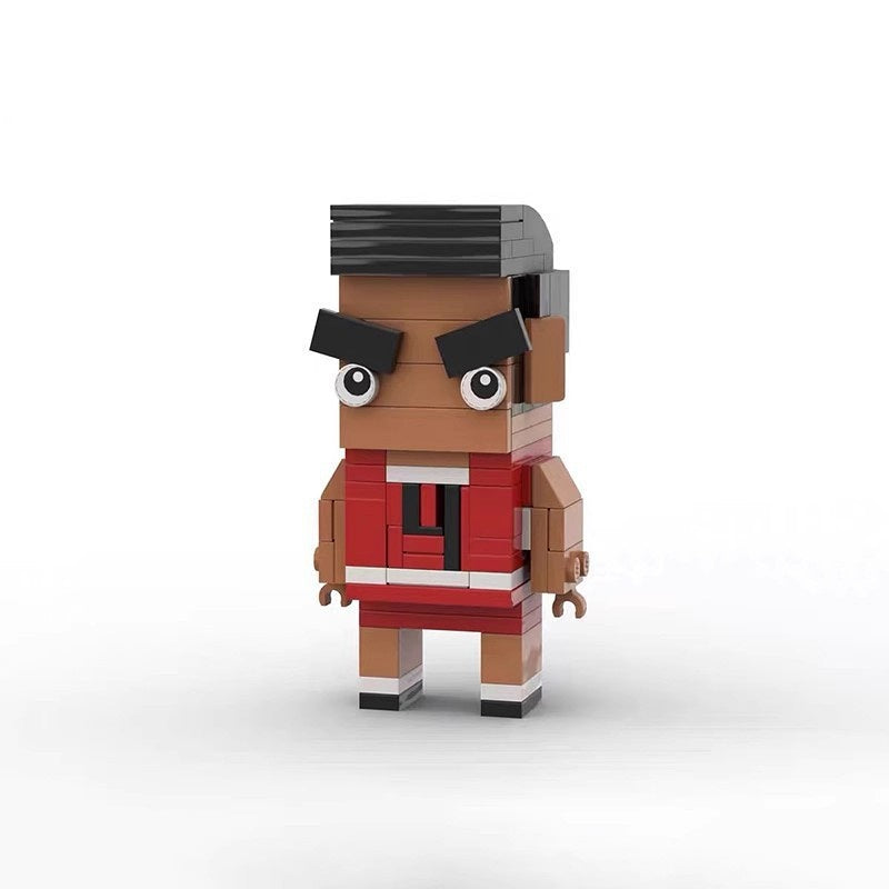 Japanese Basketball Anime Team BrickHeadz Building Kit | LEGO-Compatible MOC - 5