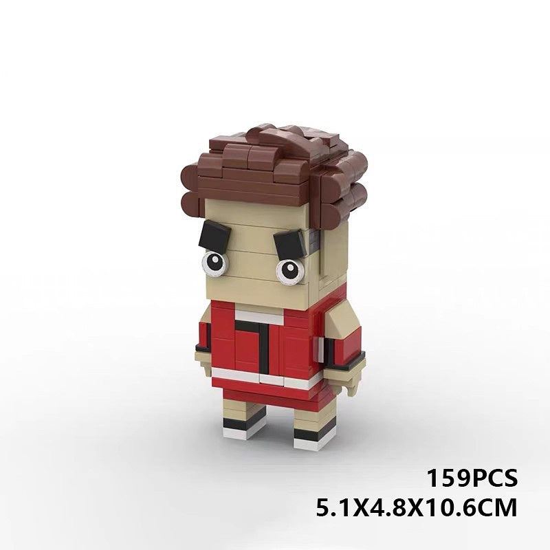 Japanese Basketball Anime Team BrickHeadz Building Kit | LEGO-Compatible MOC - 6