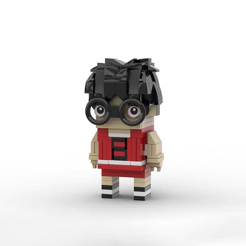 Japanese Basketball Anime Team BrickHeadz Building Kit | LEGO-Compatible MOC - 8