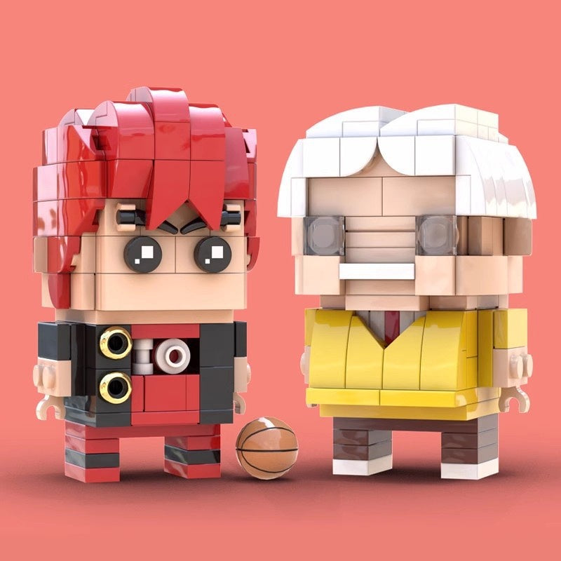 Japanese Basketball Anime Team Building Kit | Compatible MOC