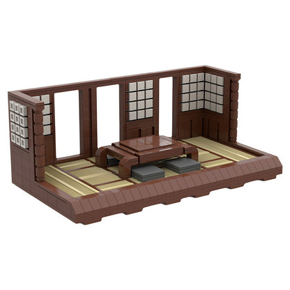 Japanese Chashitsu Zen Tea Room MOC Building Kit - 1