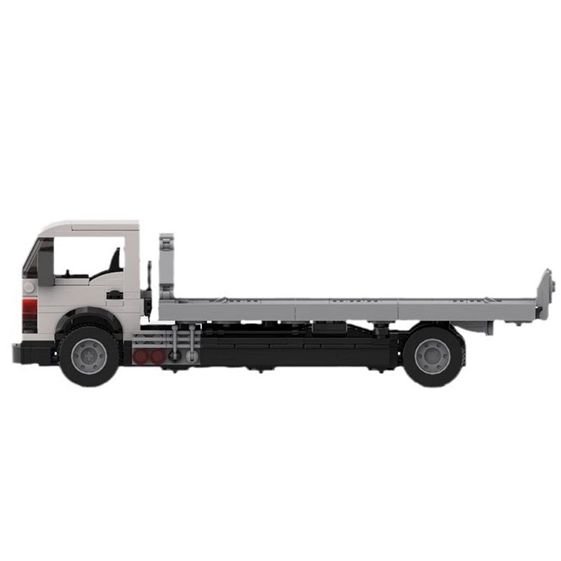 Japanese Flatbed Tow Truck Building Kit | LEGO-Compatible MOC - 2