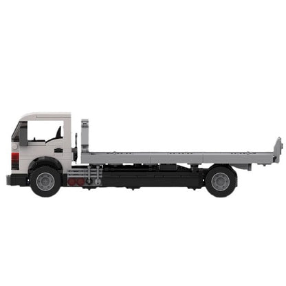 Japanese Flatbed Tow Truck Building Kit | LEGO-Compatible MOC - 2