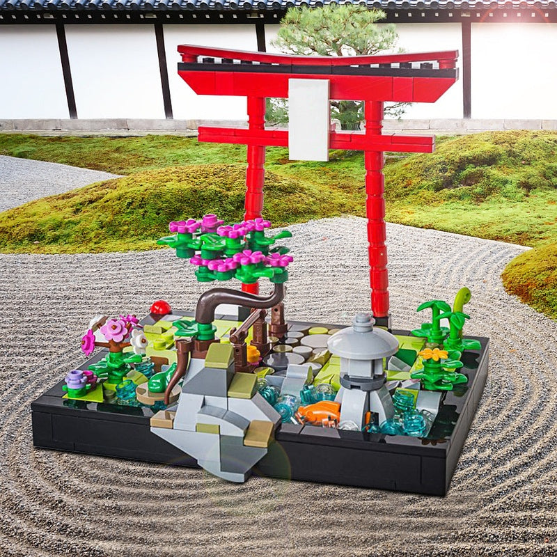 Japanese Garden MOC Building Kit | Traditional Landscape Architecture - 2