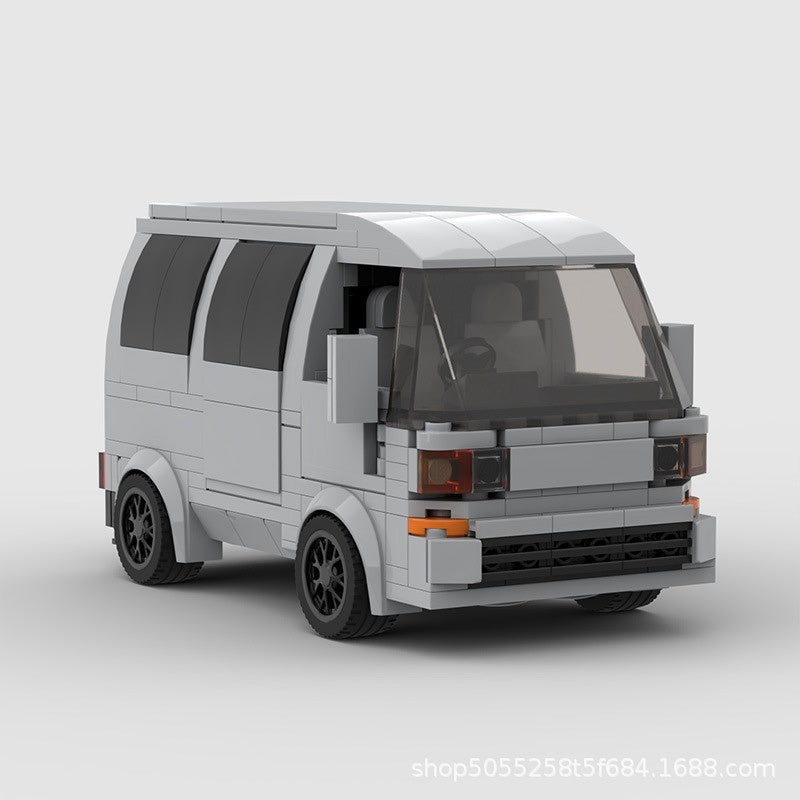 Japanese Kei Van Building Kit | LEGO-Compatible MOC - 3