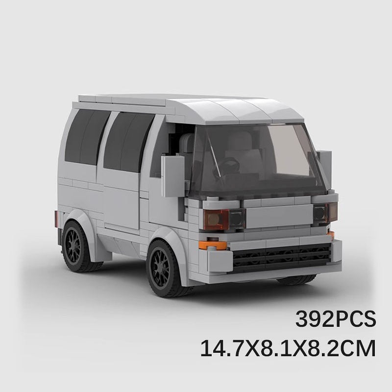 Japanese Kei Van Building Kit | LEGO-Compatible MOC - 5
