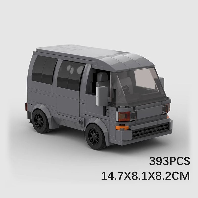Japanese Kei Van Building Kit | LEGO-Compatible MOC - 6
