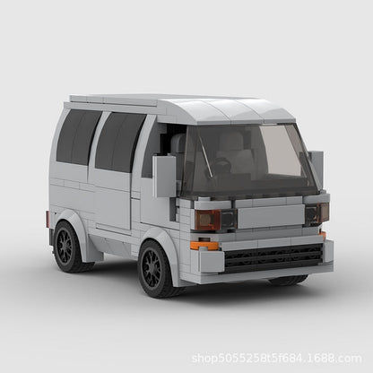Japanese Kei Van MOC Building Kit | Compact Vehicle Model - 3