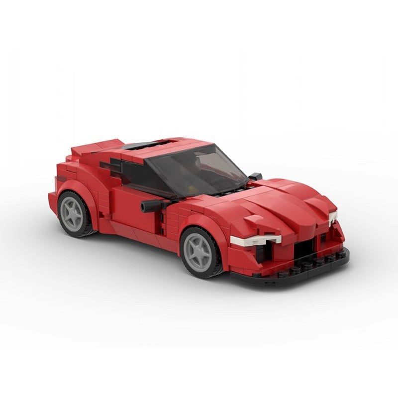 Japanese MK5 Sports Car Building Kit | 8-Wide LEGO-Compatible MOC - 3