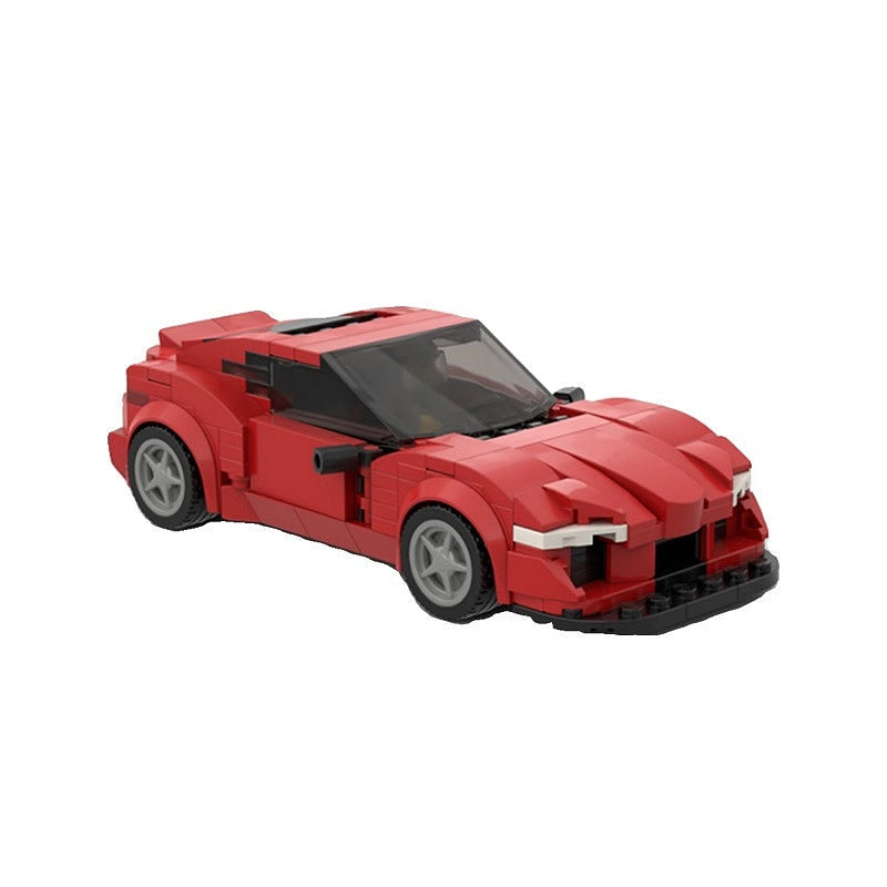 Japanese MK5 Sports Car MOC Building Kit | 8-Wide Vehicle Model - 1