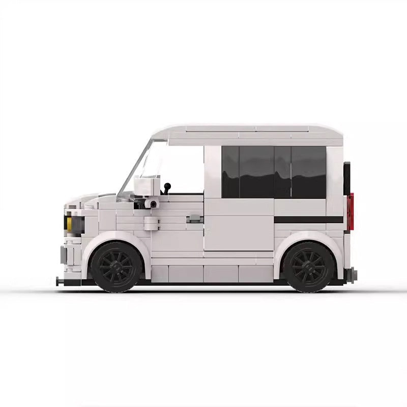 Japanese N-Van Kei Car Building Kit | 8 stud LEGO-Compatible MOC - 4