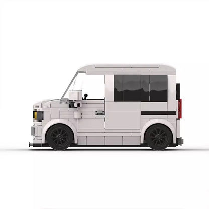 Japanese N-Van Kei Car Building Kit | 8 stud LEGO-Compatible MOC - 4